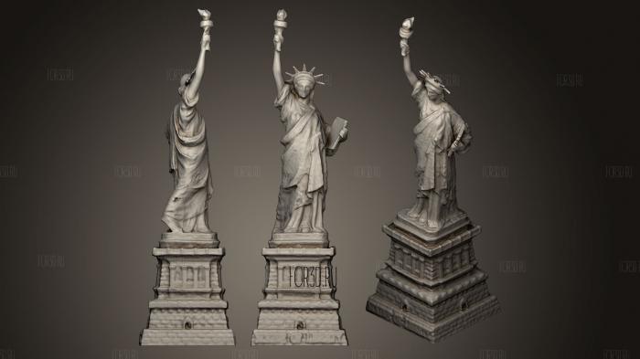 Statue of Liberty 3d stl модель для ЧПУ